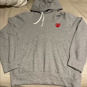 Grey Comme Des Garçons Pull Over